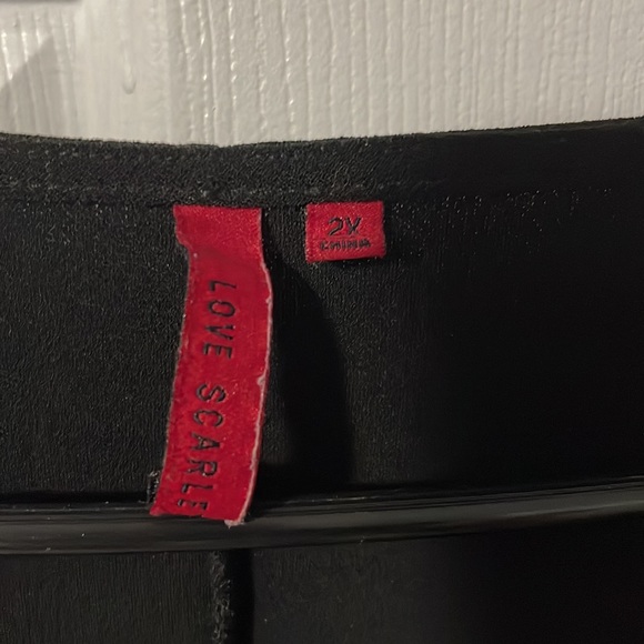 Love Scarlet - Women’s Black Blouse with Zipper - Picture 2 of 8